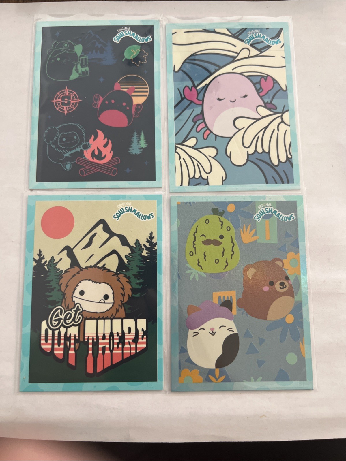 Panini 2025 Squishmallows Mallow Styles Trading Card Lot 4