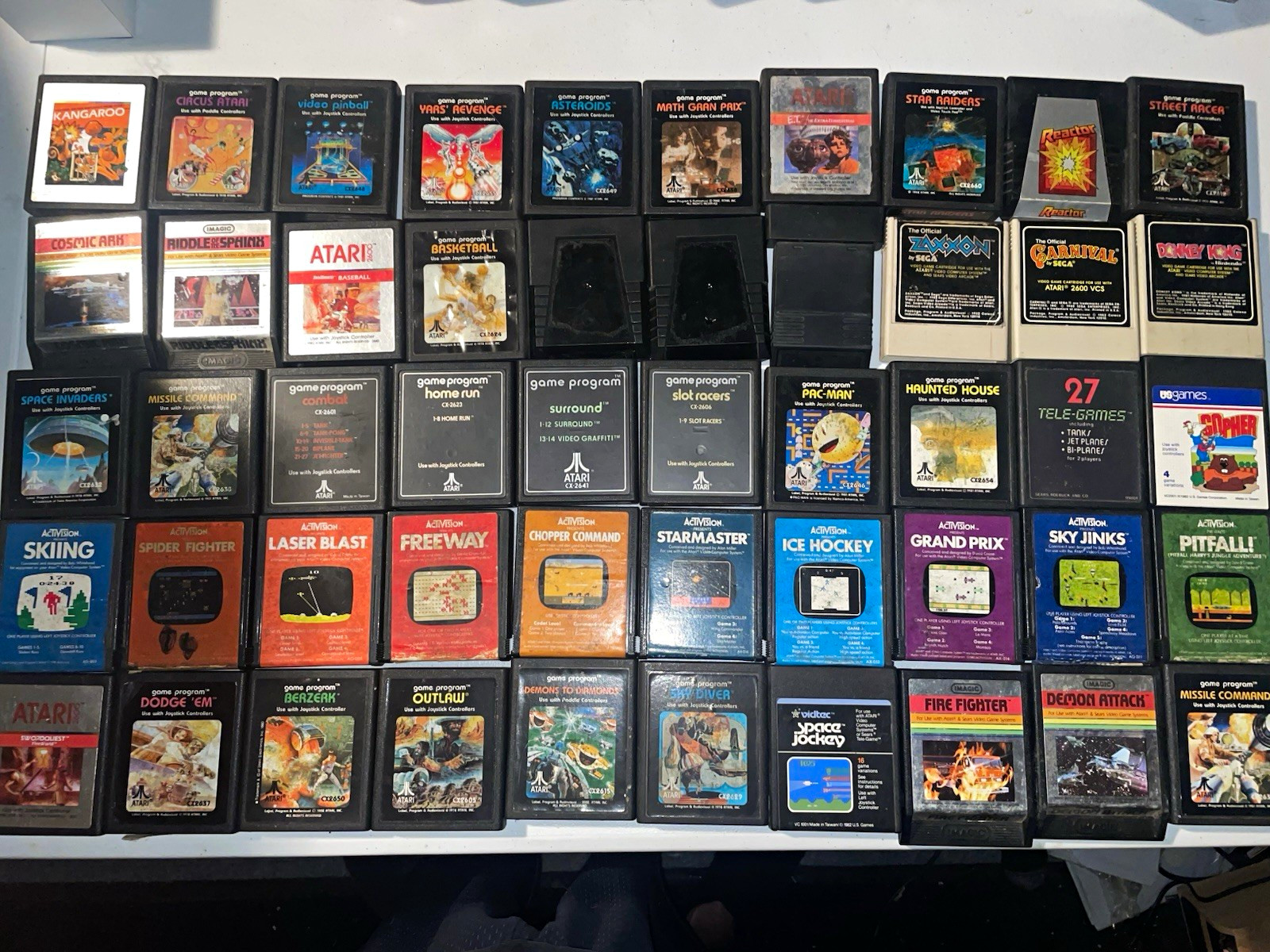 Lot of 50 Atari 2600 games tested working Lot of 50 Atari 2600 games tested working