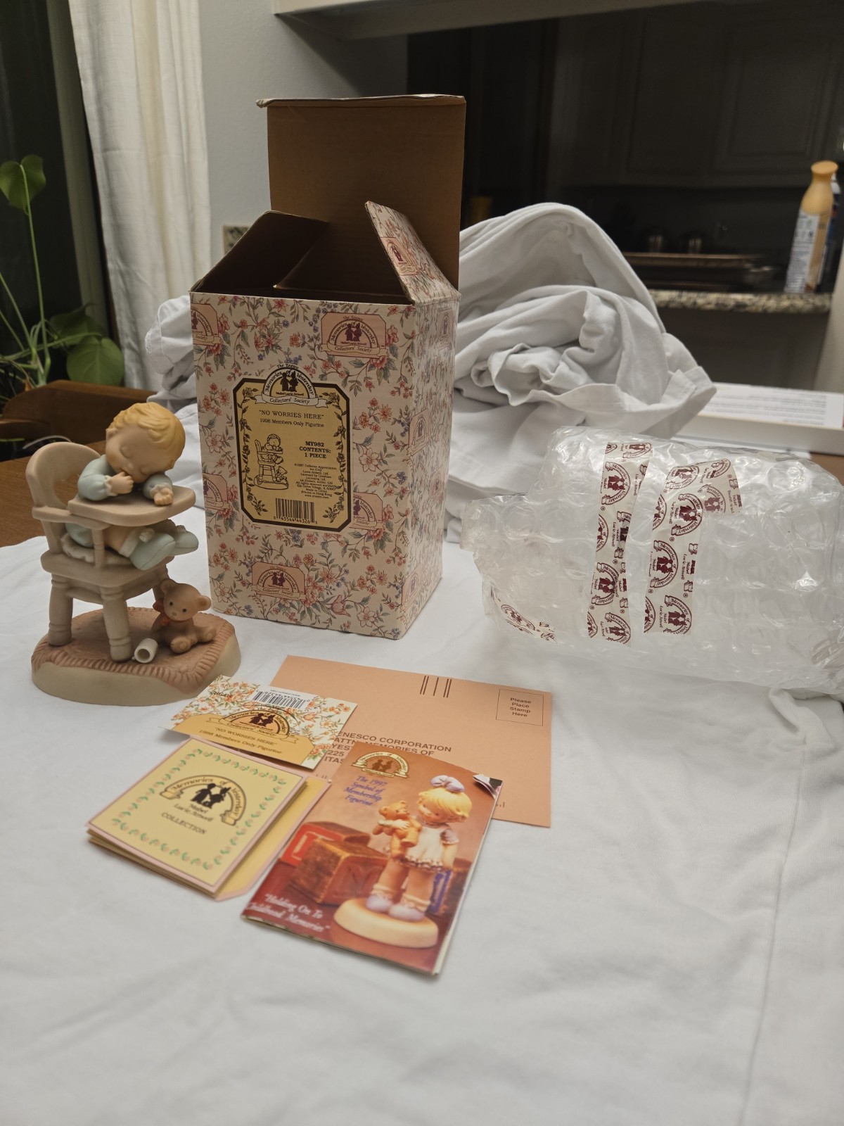 Enesco Memories Of Yesterday Collector’s Society Rare \