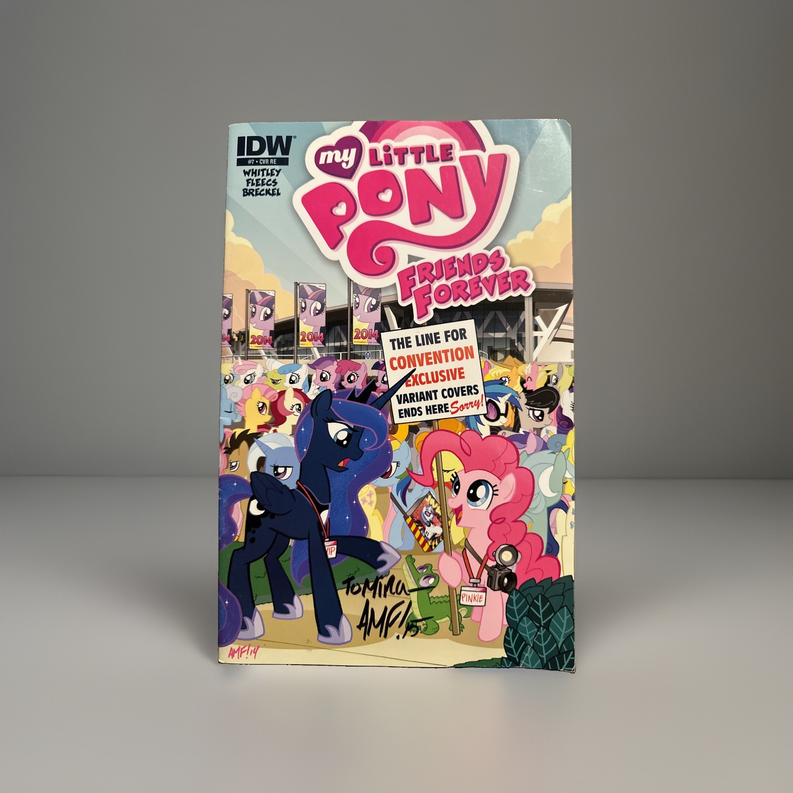 My Little Pony Friends Forever #7 RE Cover, IDW Comic Book 2014 HTF (signed) My Little Pony Friends Forever #7 RE Cover, IDW Comic Book 2014 HTF (signed)