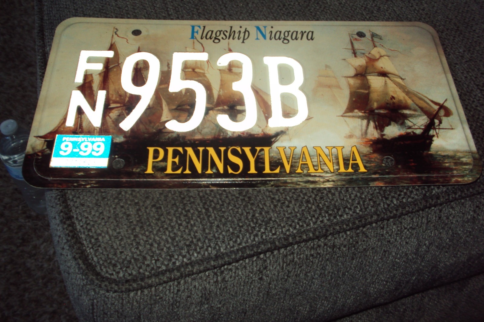 license plate pennsylvania flagship niagara super nice real plate