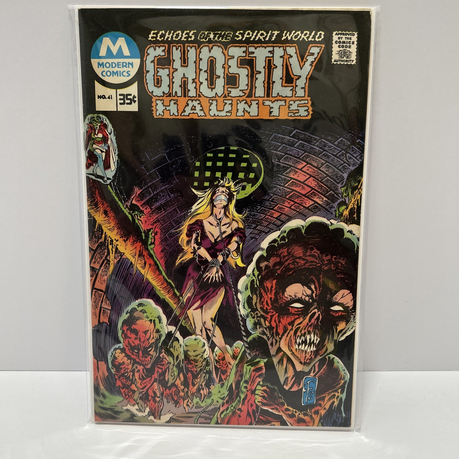 Ghostly Haunts #41  Modern Comics 1977 Bronze Age Horror Tom Sutton
