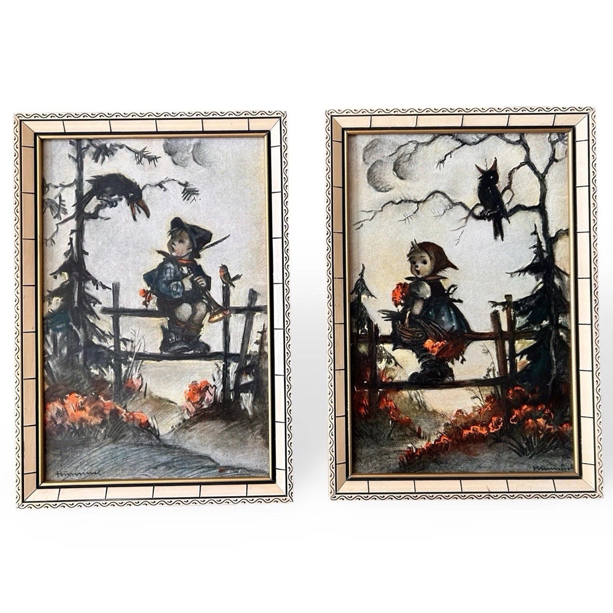 Vintage Ars Sacra Hummel Framed Prints - \