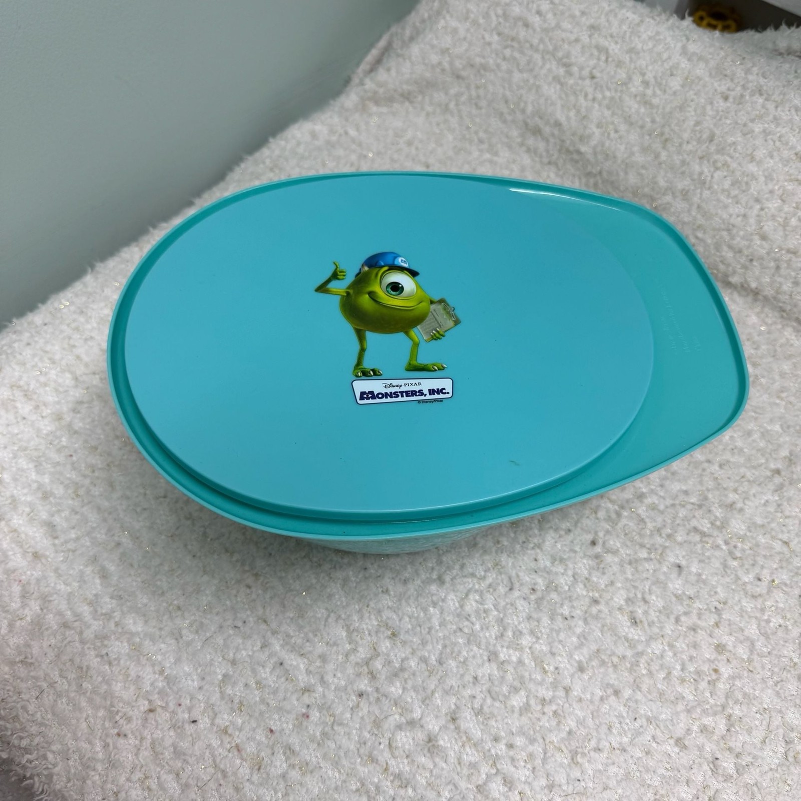 Disney Pixar Monsters, Inc. Hard Hat Shaped Popcorn Bowl and Lid