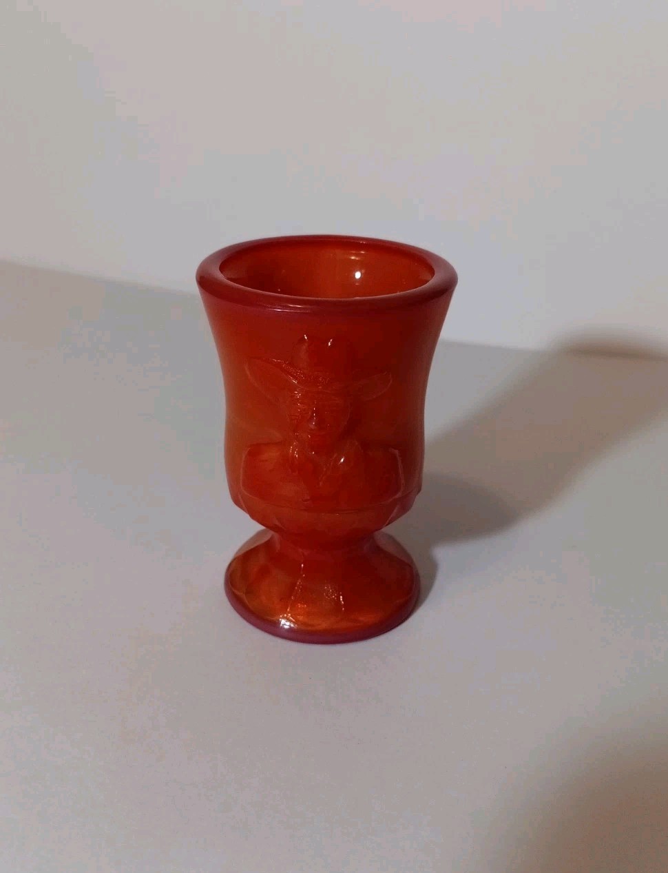 Boyd Art Glass Toothpick Holder Hopalong Cassidy 987/1000