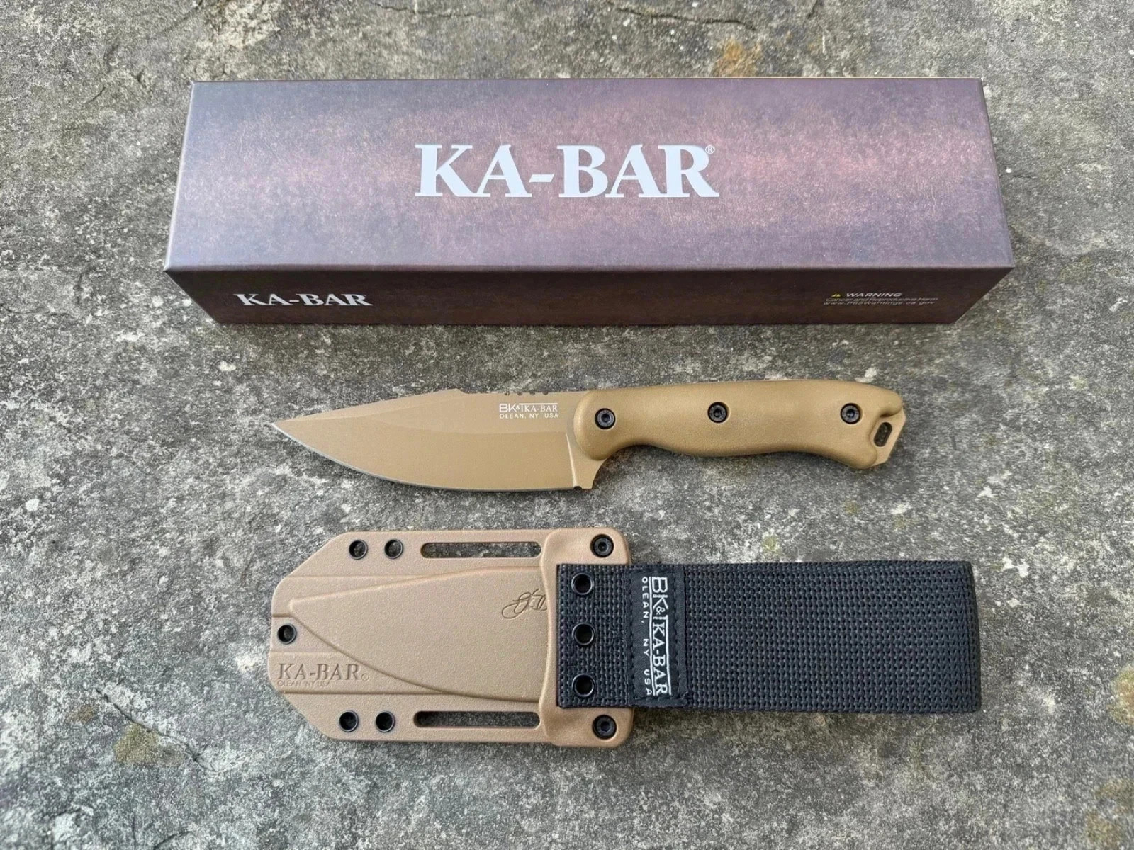 KA-BAR BK19 Becker Harpoon Fixed Blade Knife 4.625