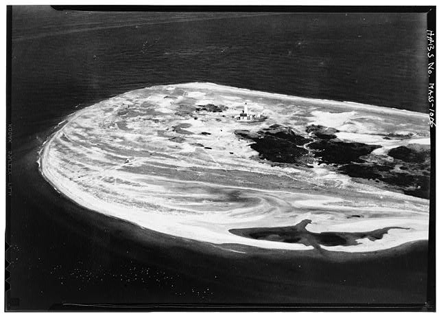 Photo:Nantucket MA Great Point Lighthouse 1926 Aerial View Henry Lang