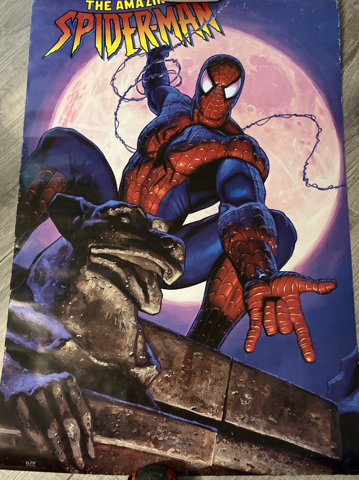 Vintage Spider-Man Poster This Is A Original Collectable Please Read Discrption