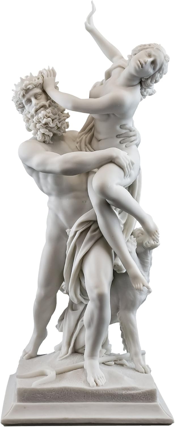 14-Inch Greek God Pluto and Proserpina Statue by Gian Lorenzo Bernini (1598-1680 14-Inch Greek God Pluto and Proserpina Statue by Gian Lorenzo Bernini (1598-1680