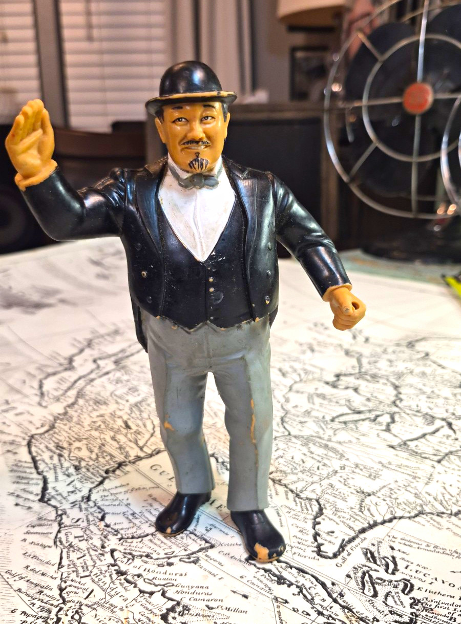 Vintage 1986 LJN WWF Mr Fuji Wrestling Superstars Series 3 Figure Titan Sports