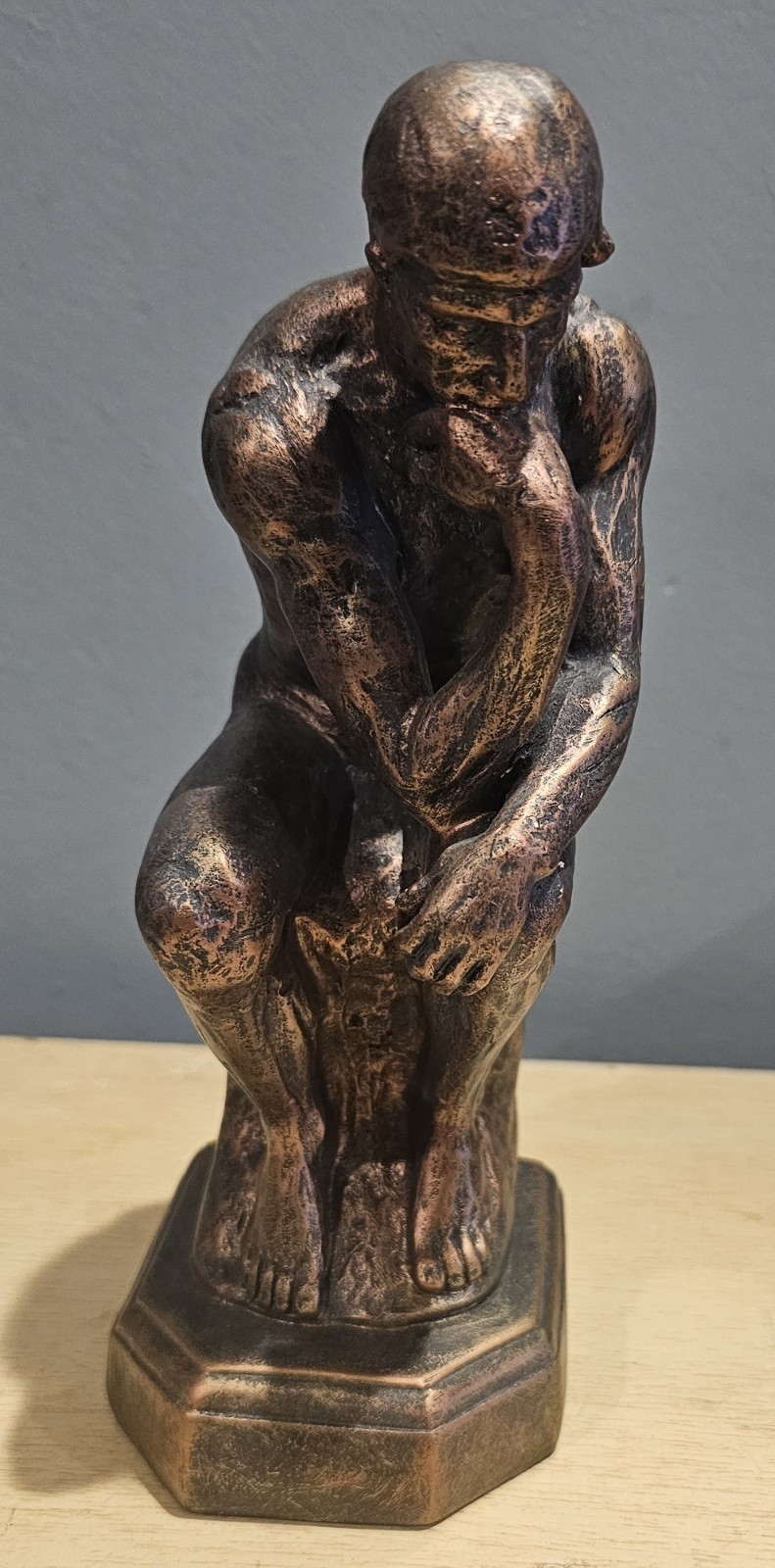 Vintage \'The Thinker\' Ceramic Figure