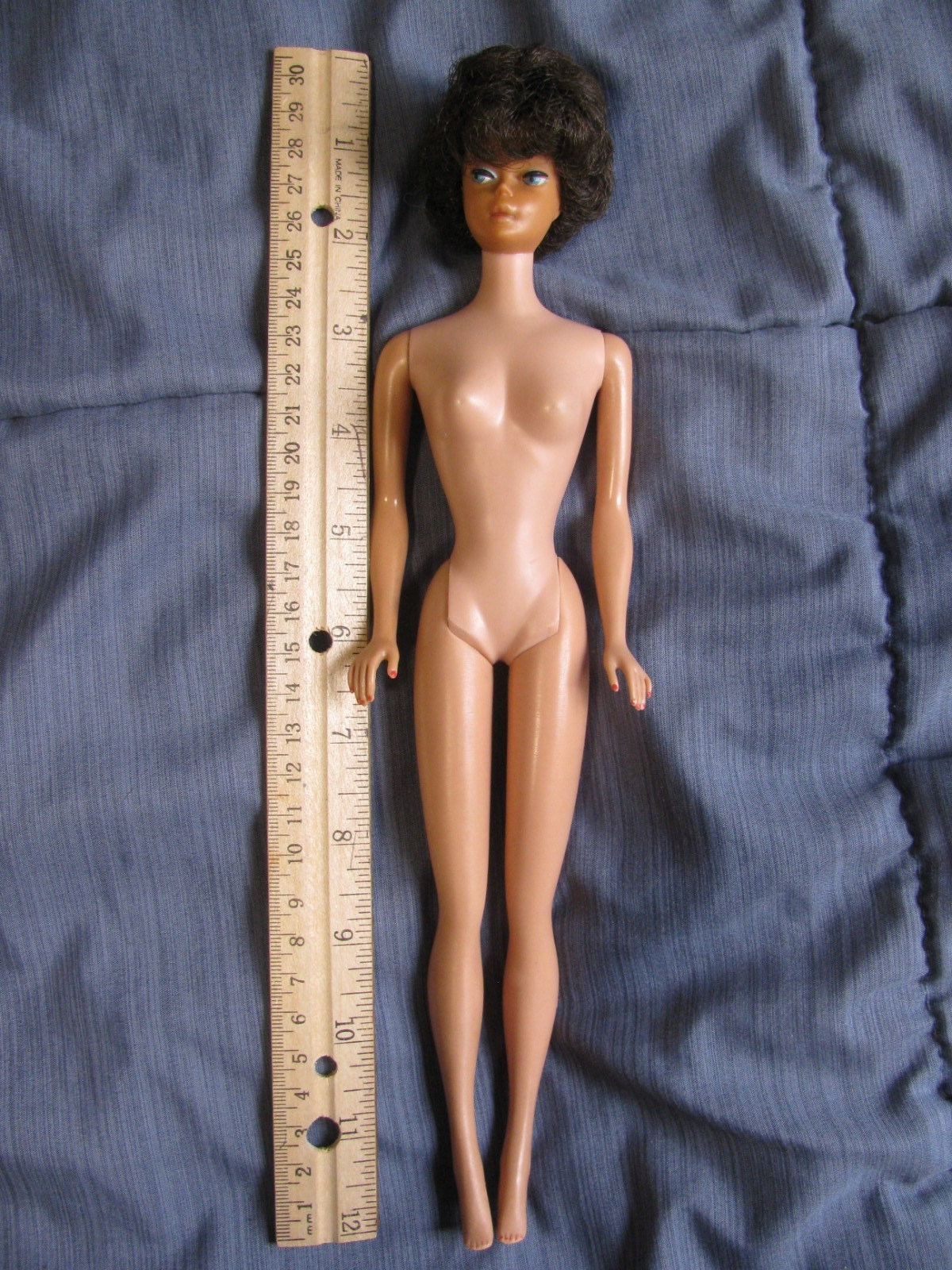 Vintage 1964-65 Barbie Midge Doll Mattel Brunette Bubble Cut Made in Japan #850