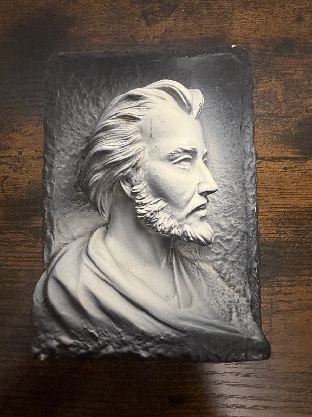 VTG JESUS Wall Plaque Chalk Ware 3D Relief - Victor Creative Arts Messiah ‘64