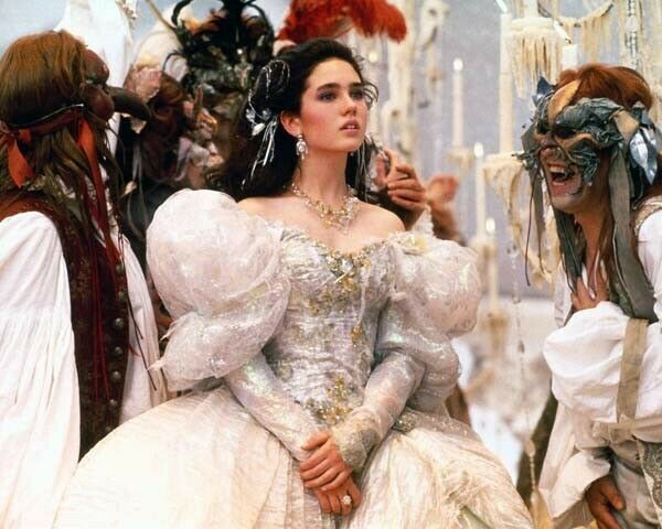Labyrinth 1986 Jennifer Connelly in ball gown attendsmasked ball 8x10 inch photo Labyrinth 1986 Jennifer Connelly in ball gown attendsmasked ball 8x10 inch photo