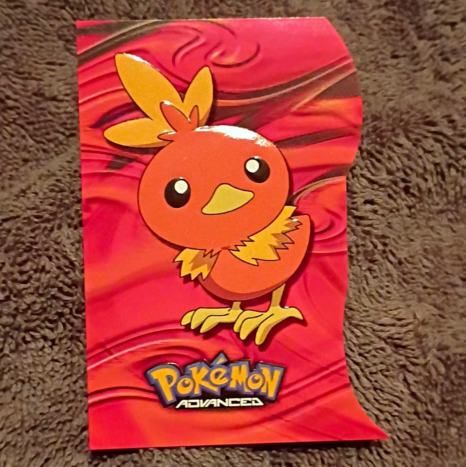 Topps Pokémon Advanced Torchic 2003 Embossed Evolution Card #7/18