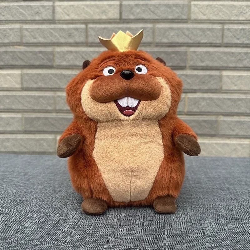 2026 Anime Hoppers Plush Cute King Georges Tom Lizard Plush Soft Stuffed Beaver