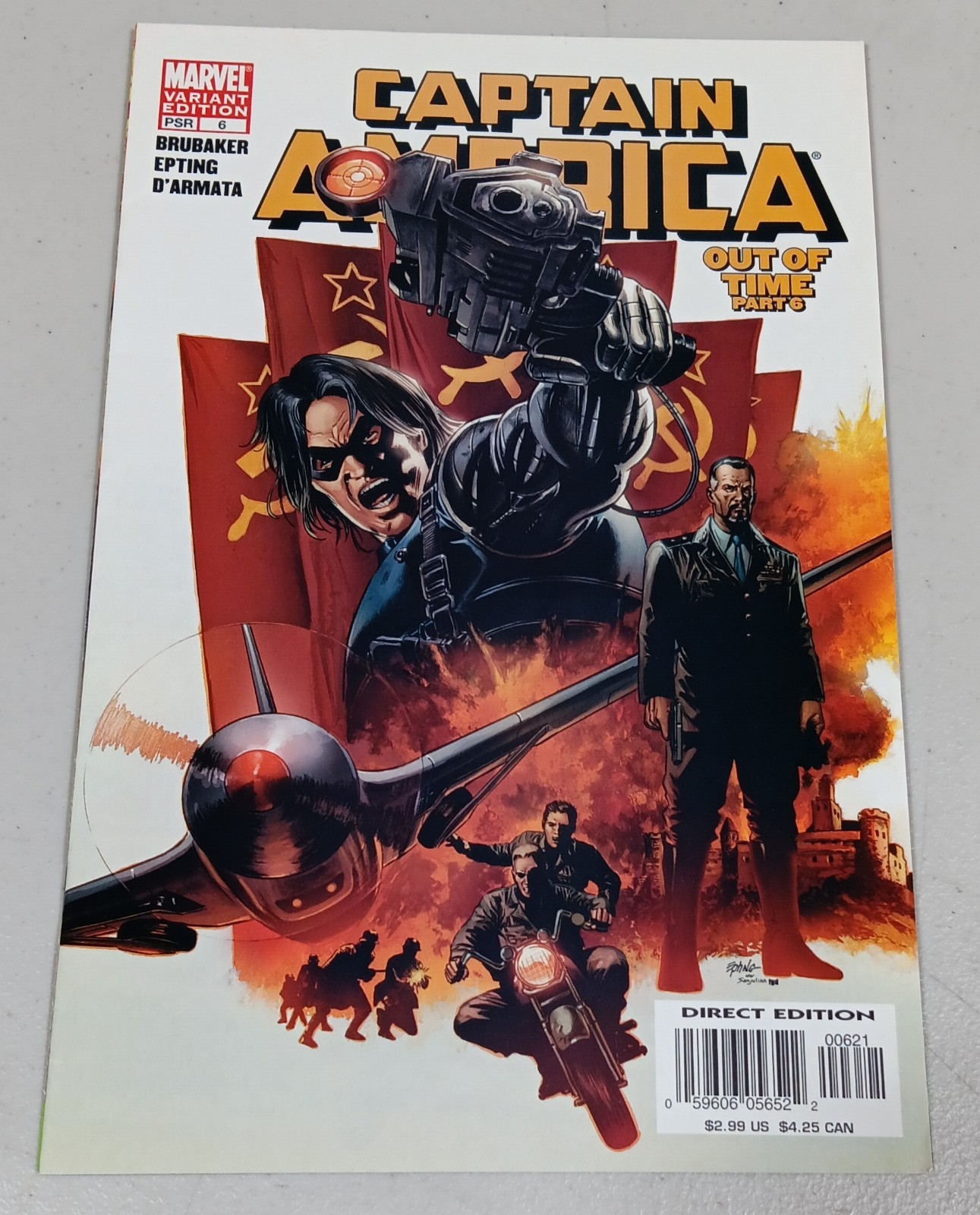 Captain America #6- Winter Soldier Variant