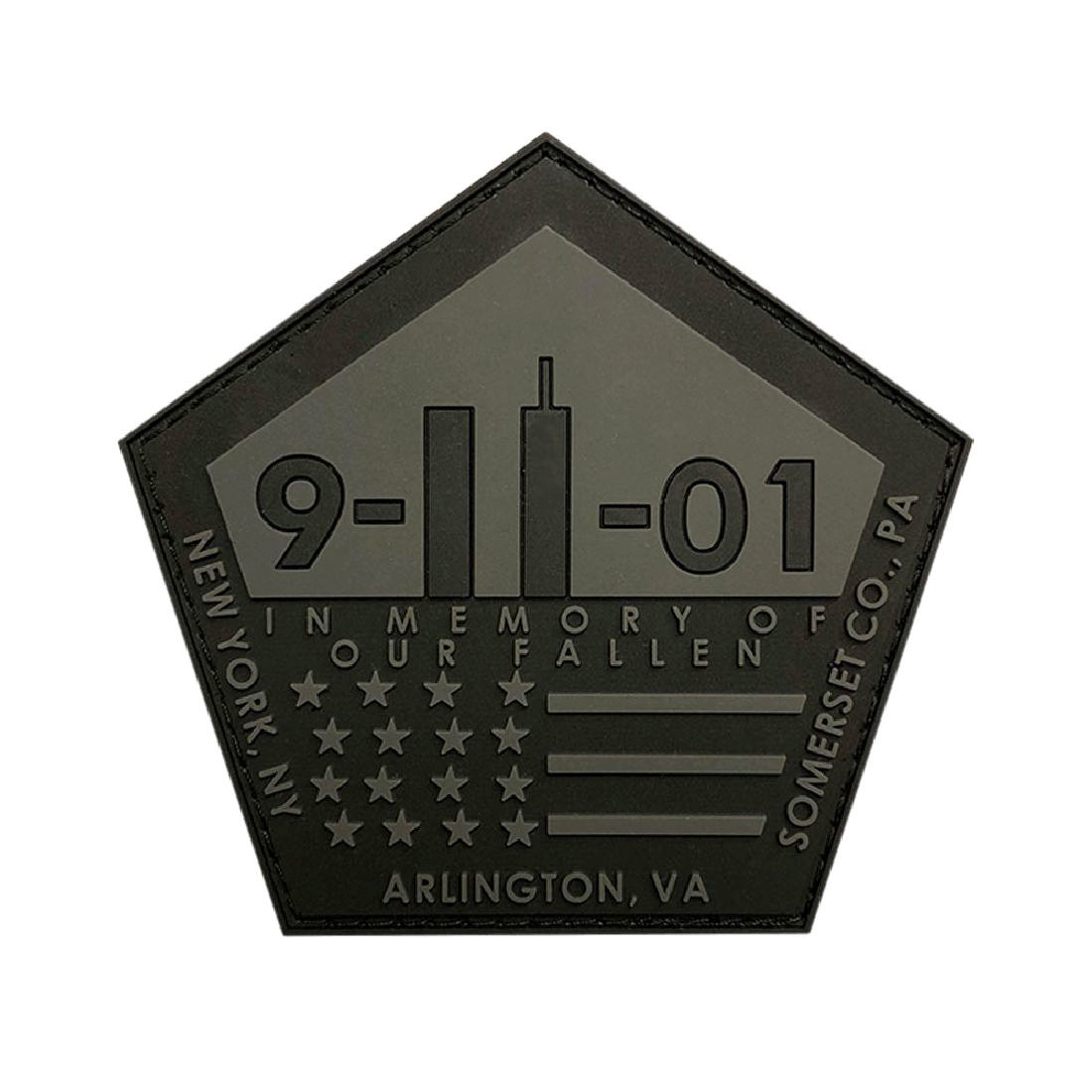 9/11 In Memory Fallen Patch (PVC Rubber-MTB13)