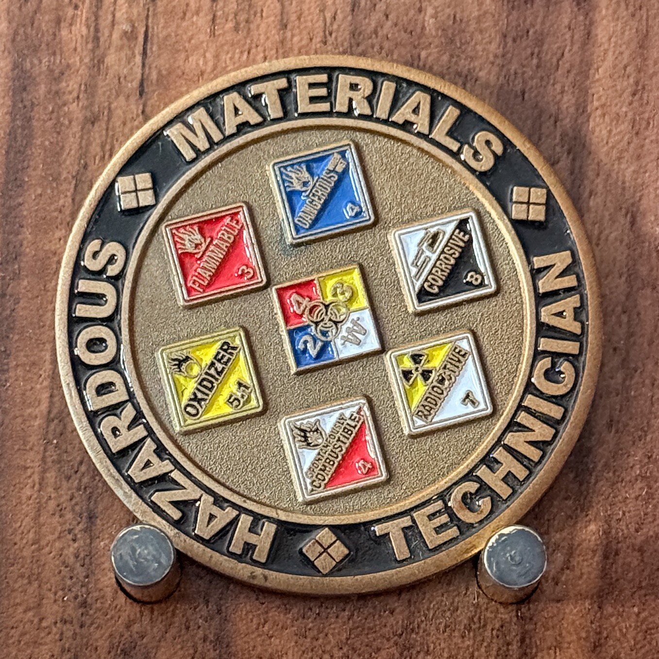Birmingham Fire Rescue Hazardous Materials Tech Challenge Coin  1#49