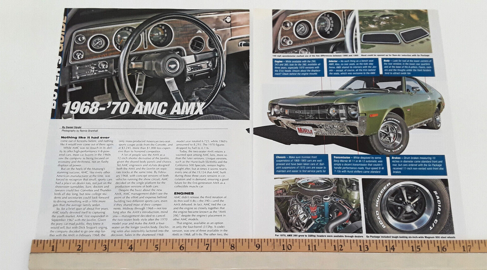 1968 - 1969 - 1970 AMC AMX  ORIGINAL 2007 ARTICLE