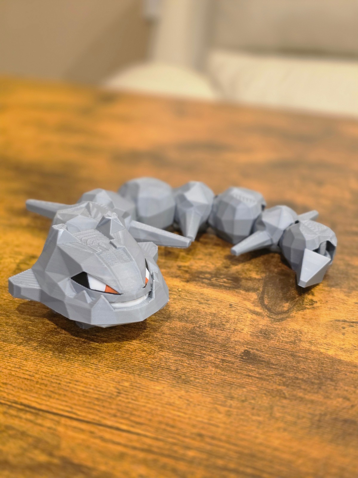 Steelix Flexible Articulated 3D Print - Pokemon Toy Figure Steelix Flexible Articulated 3D Print - Pokemon Toy Figure