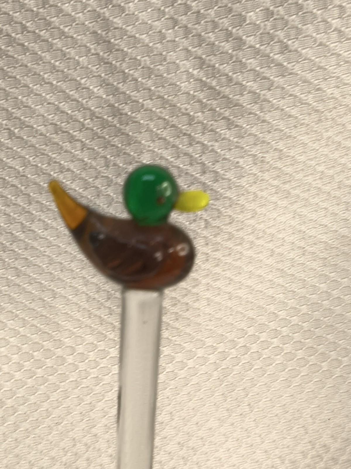 Vintage Georges Briard Glass Stirrer Set 4 Blown Glass Mallard Duck Swizzle Box Vintage Georges Briard Glass Stirrer Set 4 Blown Glass Mallard Duck Swizzle Box