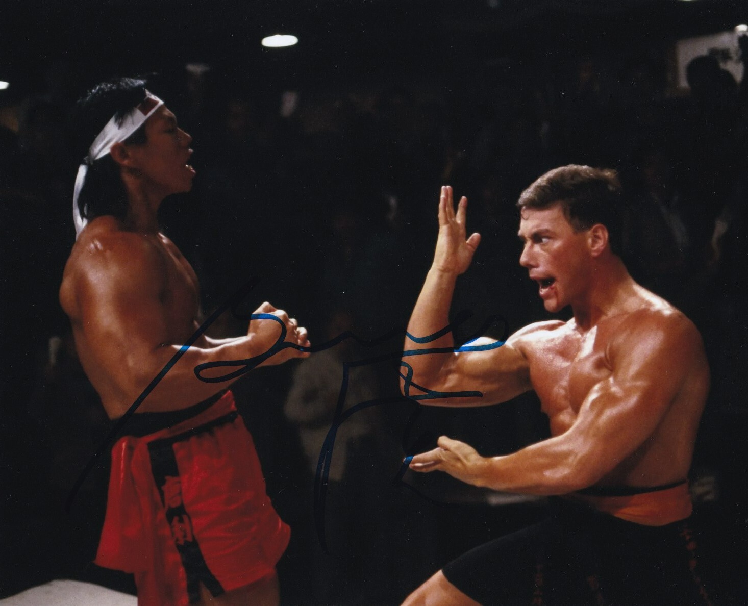 BOLO YEUNG signed autograph 20x25cm BLOODSPORT in person autograph ACOA