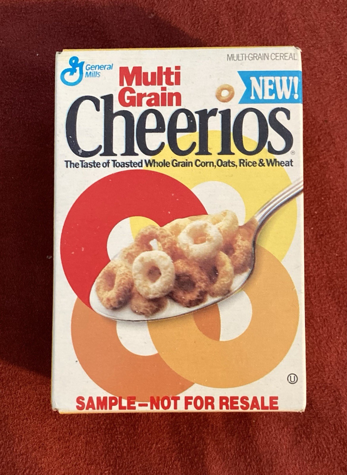 1992 Sealed Mini Sample Carton Of Cheerios Multi Grain - Sample Size NFS 1992 Sealed Mini Sample Carton Of Cheerios Multi Grain - Sample Size NFS