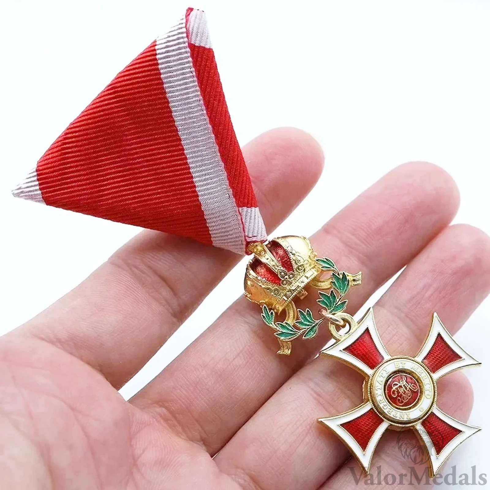 Imperial Austrian Order of Leopold Knight’s Cross War Decoration Badge Replica