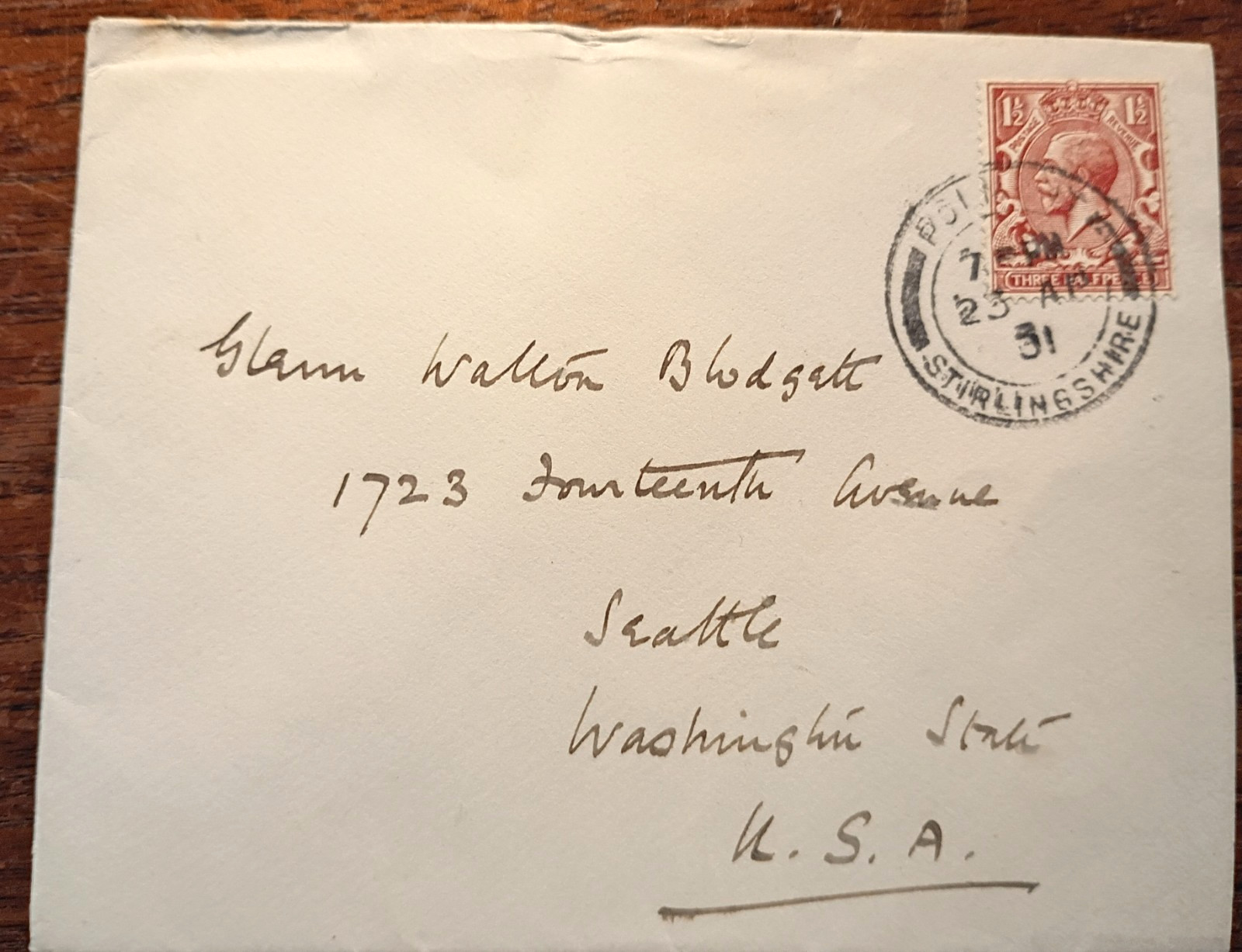 Admiral Sir William Hannam Henderson (1845–1931) Inscribed Postal Cover