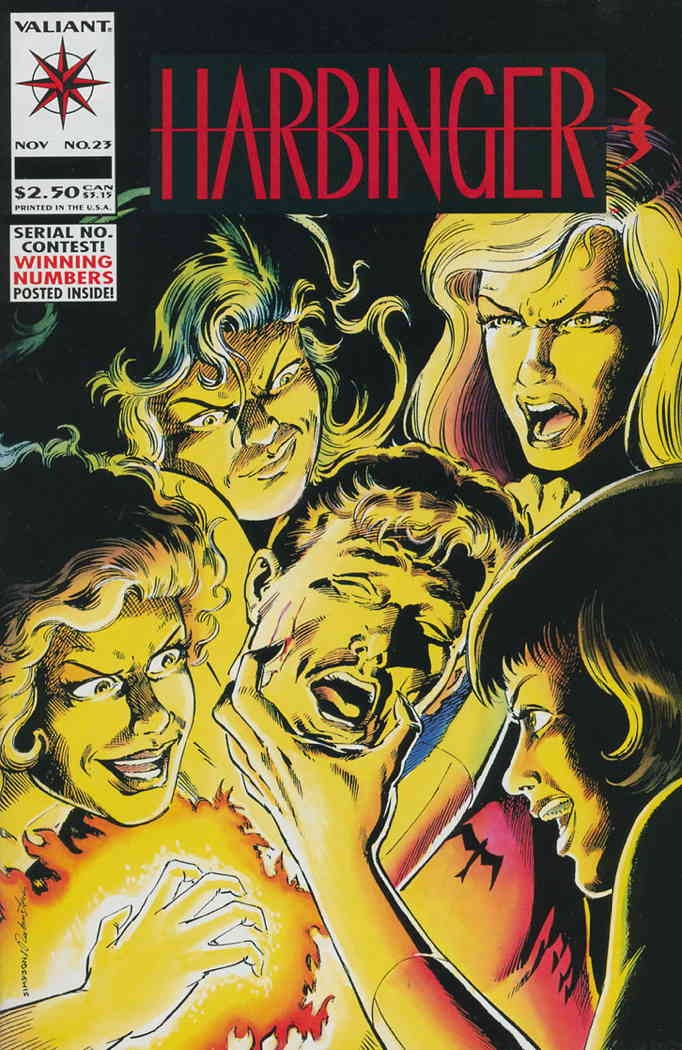 Harbinger #23 VF; Valiant | w/Bag+Board