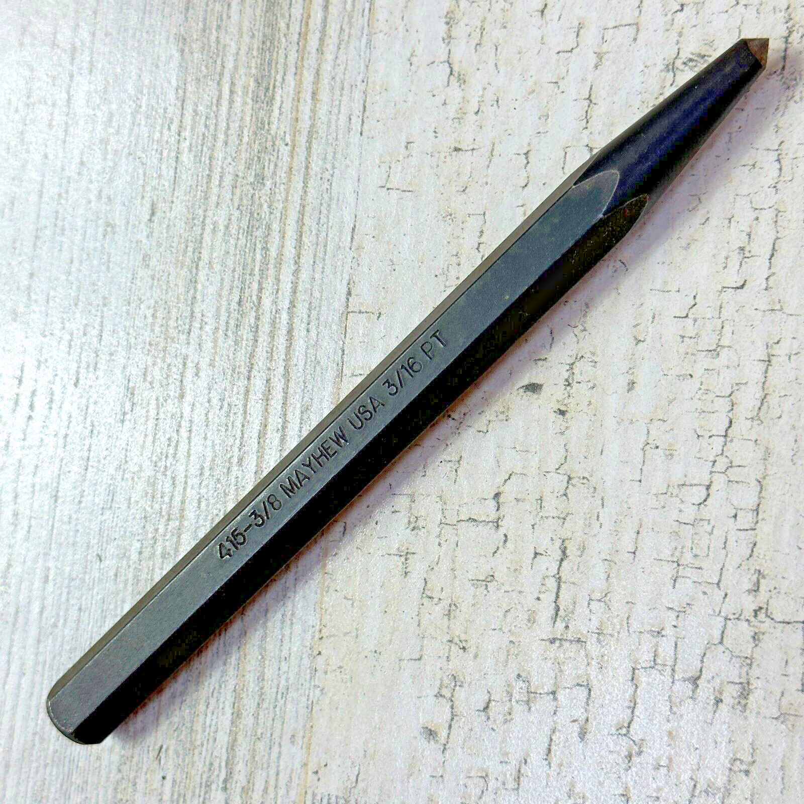 415 - 3/8 MAYHEW USA 3/16 PT Center Punch New Old Stock