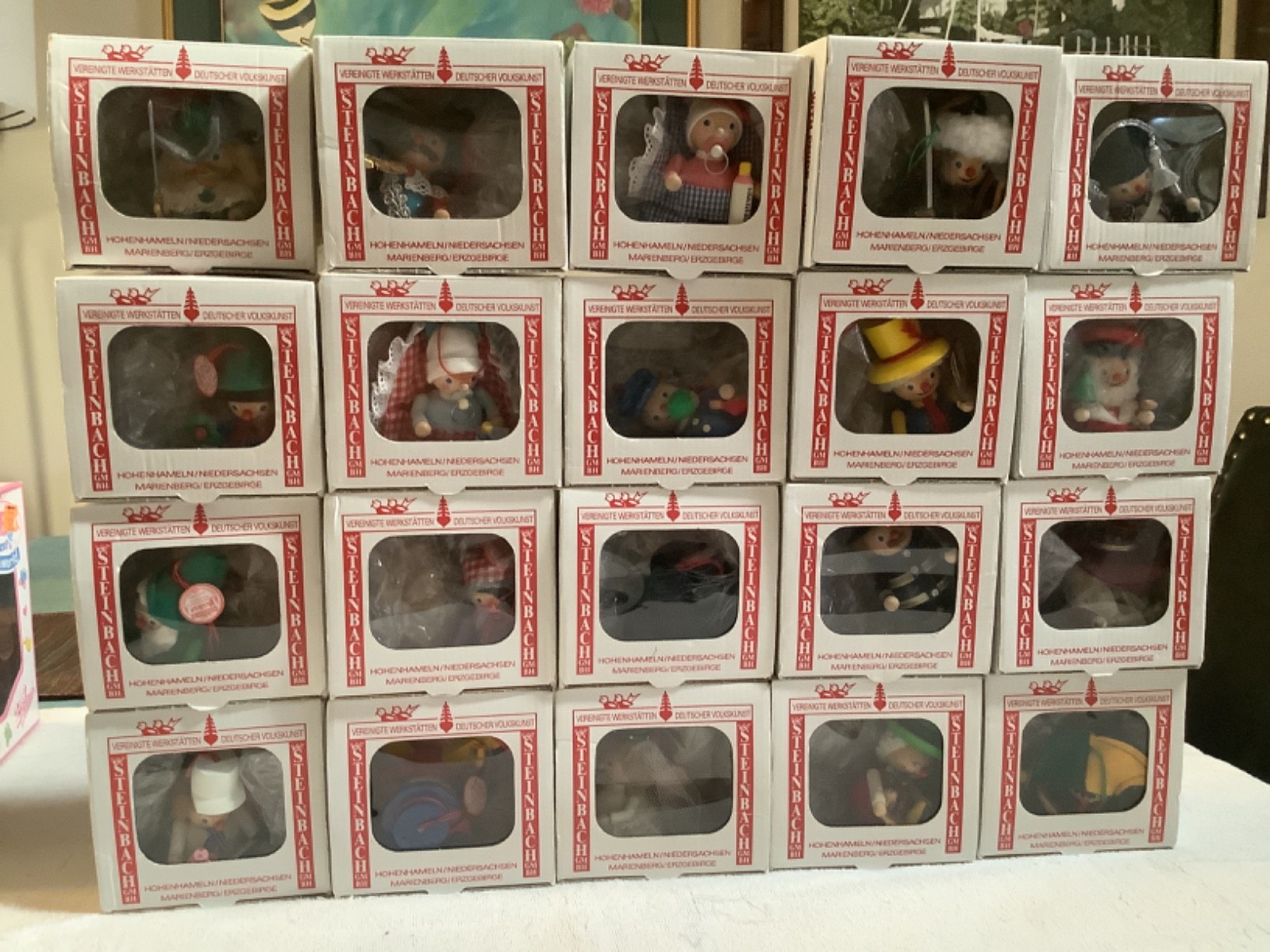 Steinbach Wooden Christmas Ornaments 3.5