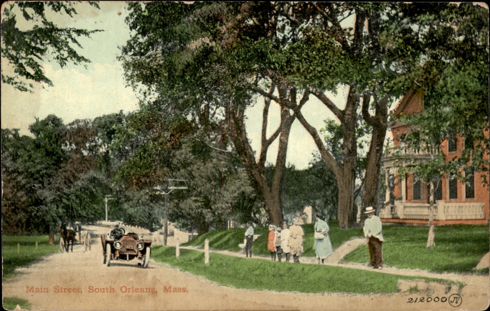 South Orleans MA Main Street V. O. Sons c1900s-10s Vintage Postcard
