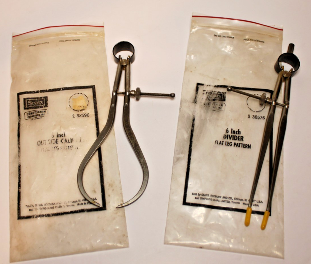LOT-2 Craftsman Outside Spring Caliper 938596 & 6\