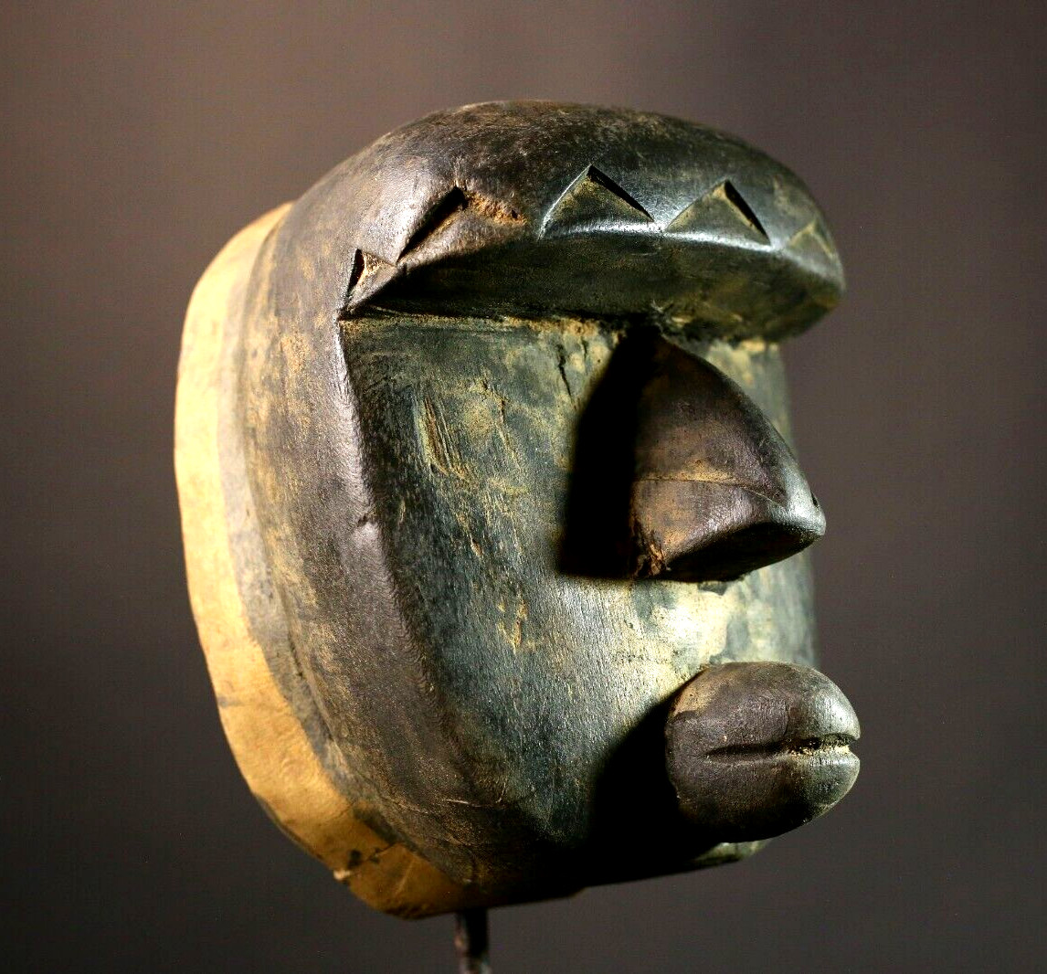 African Large Antique Dan Maou Mask Tribal Art Home Decor Collectible Piec-G1892