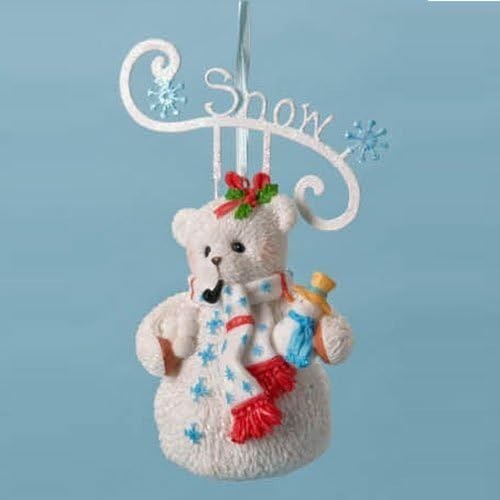 Cherished Teddies Bear Spirit Bright As Snow Snowbear Ornament 4023749 NEW T