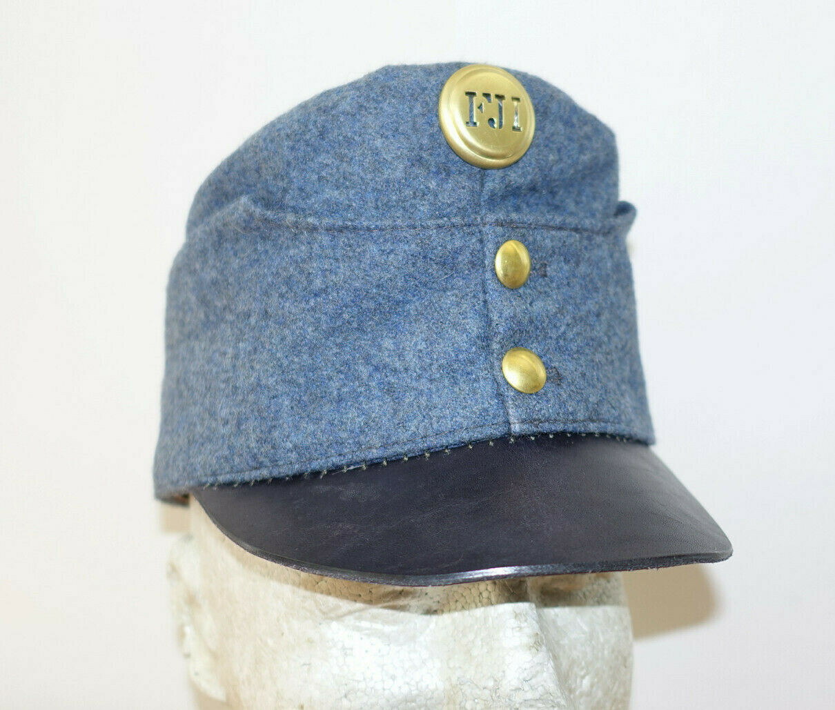 AUSTRIAN AUSTRO HUNGARIAN ARMY WW1 REPRO EARLY BLUEISH CAP HAT Sz56 ( 7 ) mkd
