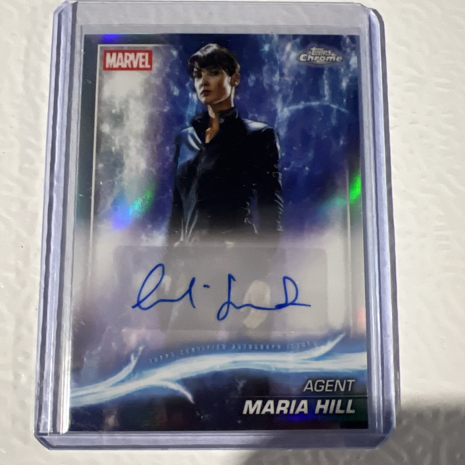 Topps 2025 Marvel Studios Chrome Agent Maria Hill Autograph Cobie Smulders AA-CS