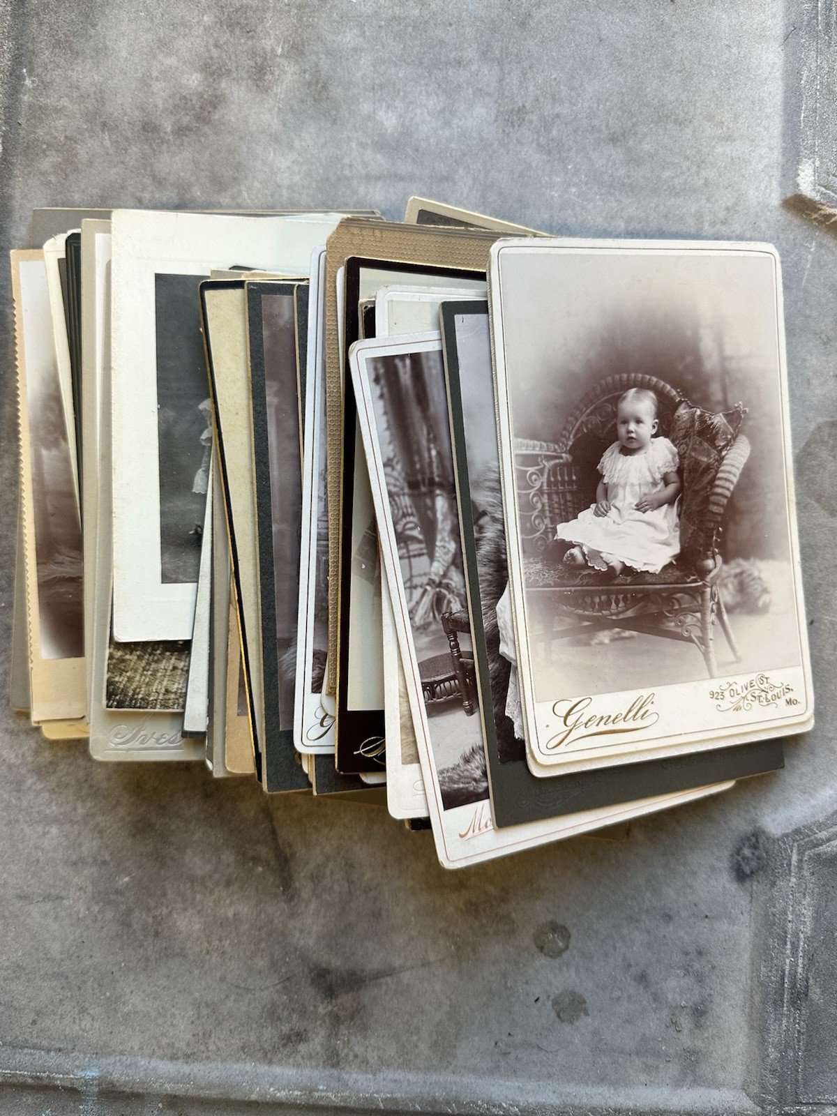 50 Cabinet Photos & RPPC Mostly Children Toy Rocking Horse Long Hair 1800s 1900s