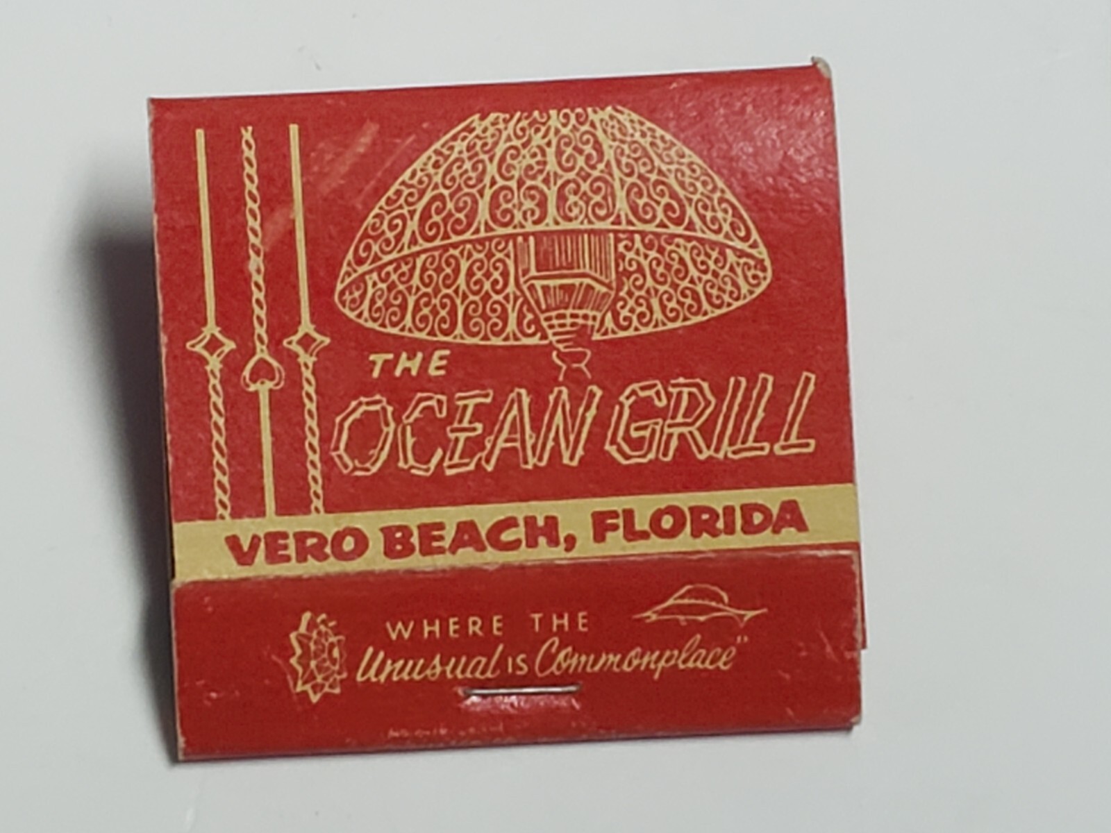 Vtg 1960s Matchbook OCEAN GRILL Restaurant Vero Beach, Florida - Full NEW Vtg 1960s Matchbook OCEAN GRILL Restaurant Vero Beach, Florida - Full NEW