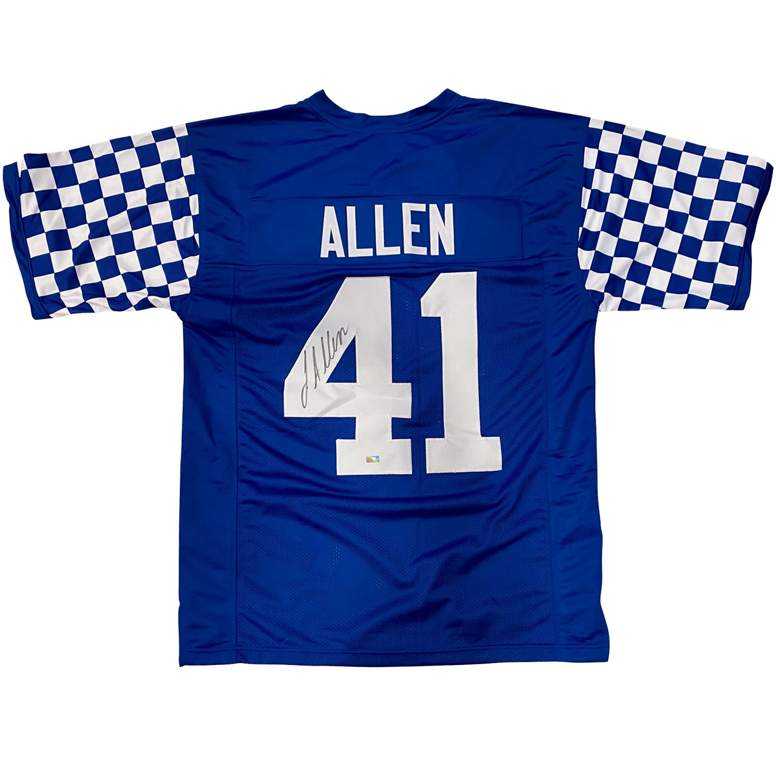 Josh Hines-Allen Autographed Kentucky Wildcats (Blue #41) Custom Jersey