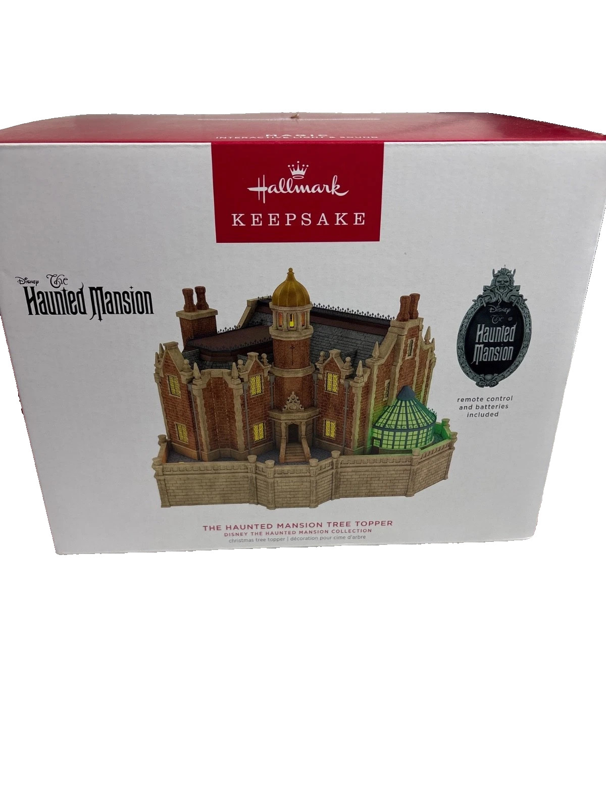 Hallmark Disney The Haunted Mansion Keepsake Musical Tree Topper New In Box