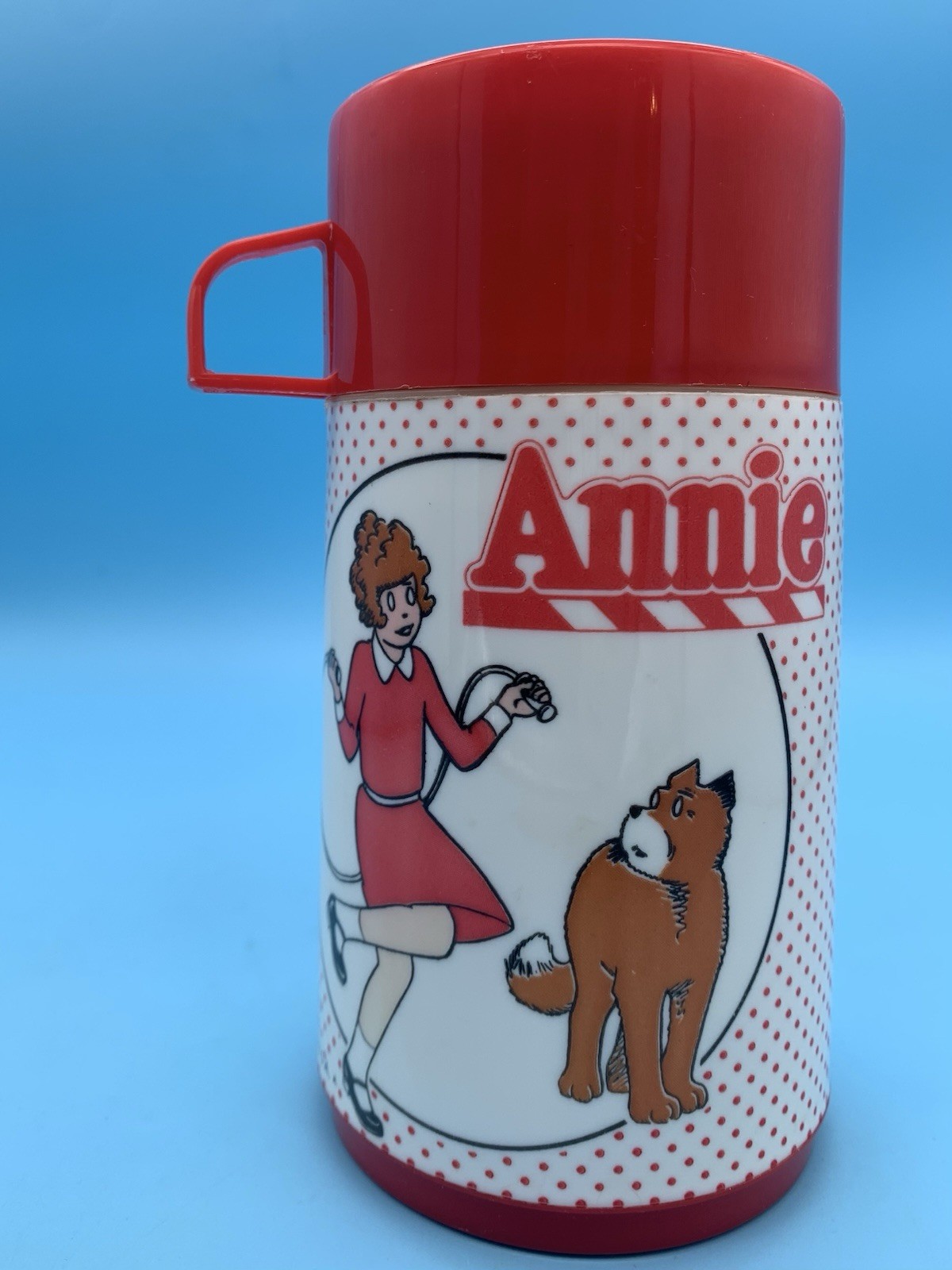 Little Orphan Annie 1981 Aladdin Industries, Inc. Plastic  Thermos