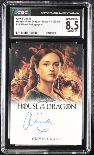 2024 Rittenhouse House Of The Dragon Season 1 Auto Full Bleed Olivia Cooke