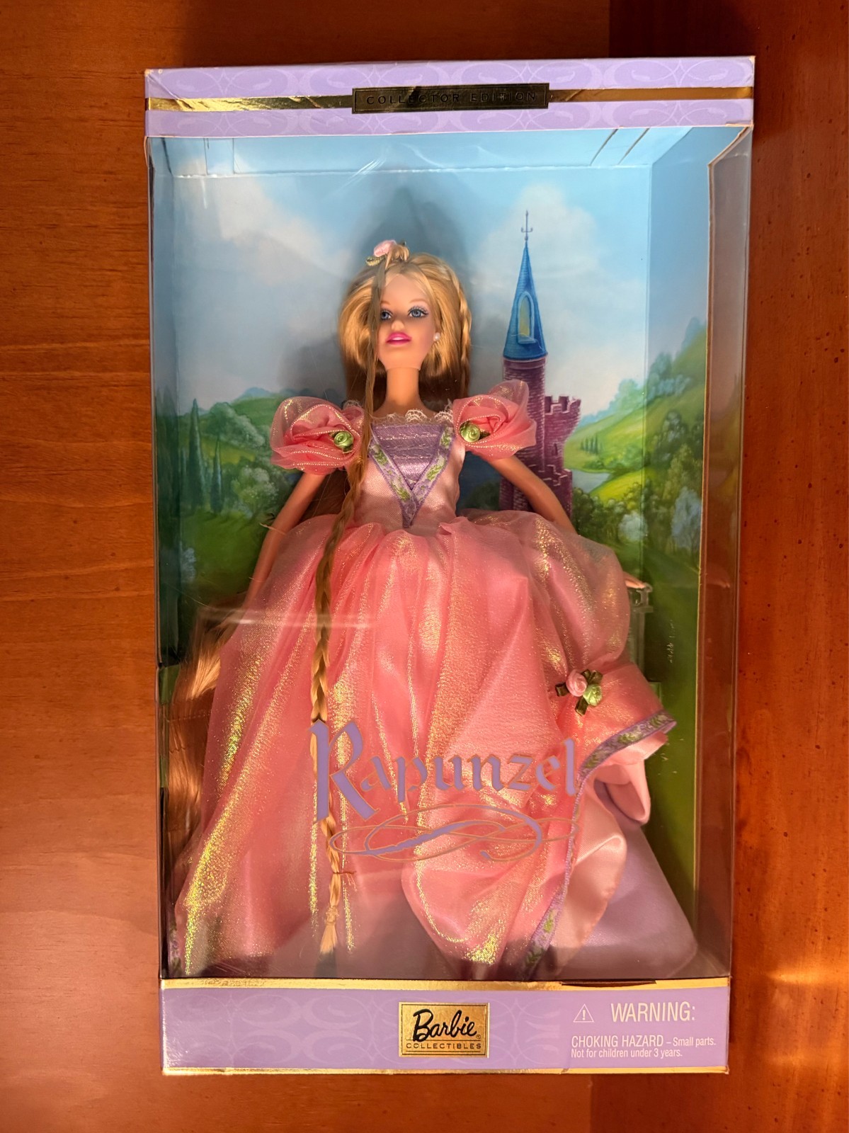 Barbie Rapunzel Collector Edition Doll #53973 2001 Original Box COA NRFB