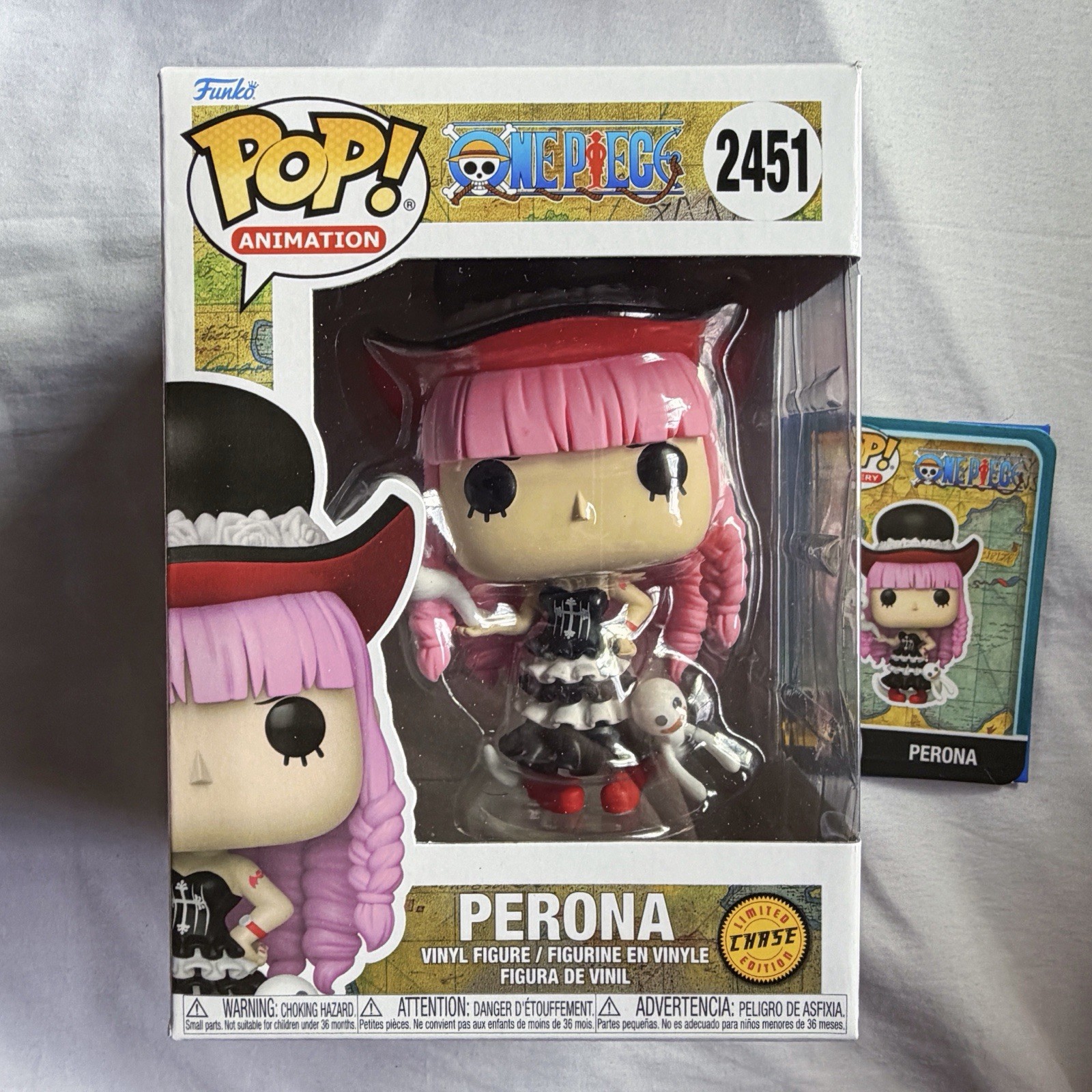 Pop Mystery One Piece: Perona CHASE Funko Pop #2451 w/ Hard Protector Pop Mystery One Piece: Perona CHASE Funko Pop #2451 w/ Hard Protector