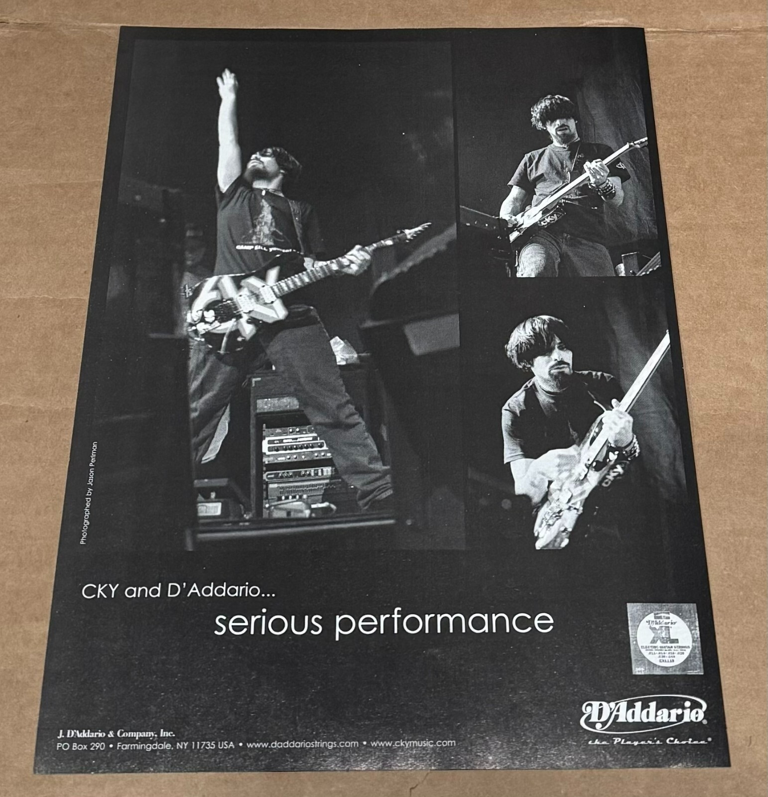 D\'Addario Strings - CKY -  2003 Print Advertisement