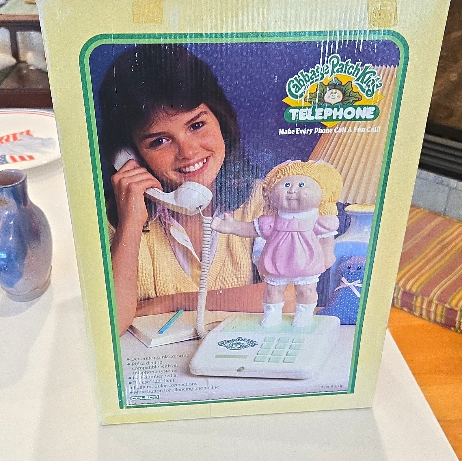 Coleco Cabbage Patch Kids Telephone Boxed 