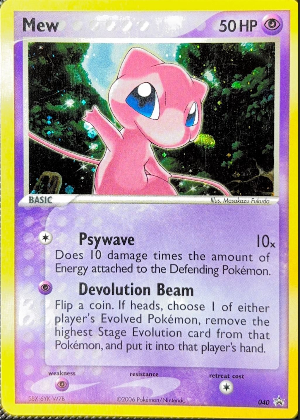 Pokemon Mew (NP 40) Nintendo Black Star Promos holo english Singles